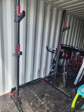 domyos squat rack with 40kg plates 4x5kg, 2x 10 kg with 7ft bar. 