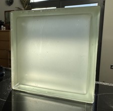 Frosted Arctic Glass Brick/Block 190x190x80mm Architectural Privacy