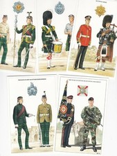 Set of Ten MILITARY COLOUR