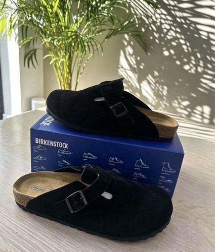 Birkenstock boston clogs black - birkenstock,