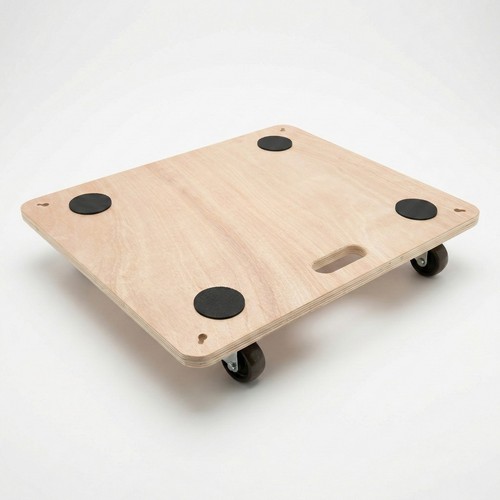 Wooden dolly trolley wheels - dolly,