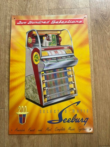 Seeburg jukebox v200 metal - v200,