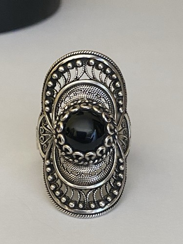 Sterling silver black onyx - sterling,