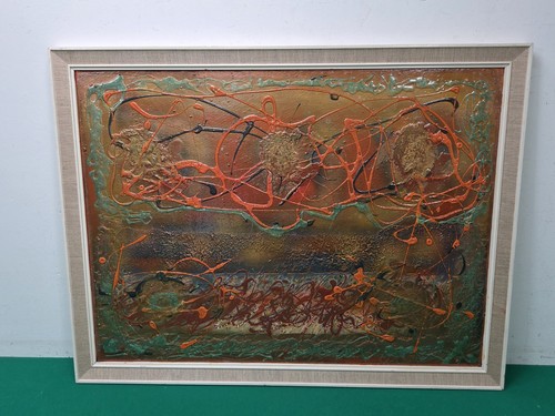 Large framed abstract - large, on