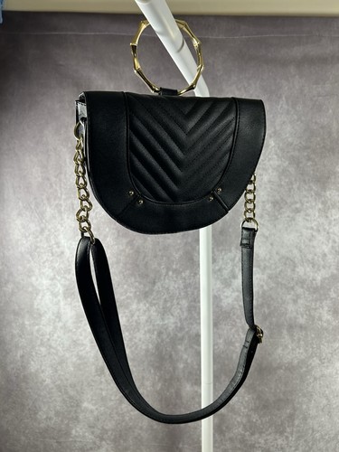 Primark black faux leather - black,