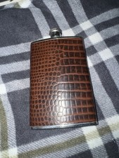 Real Leather Hip Flask