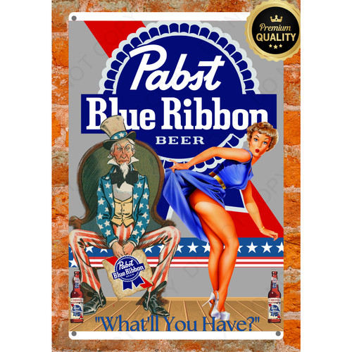 Pbr beer metal sign - metal, –