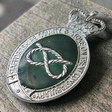 Police Helmet Badge Plate