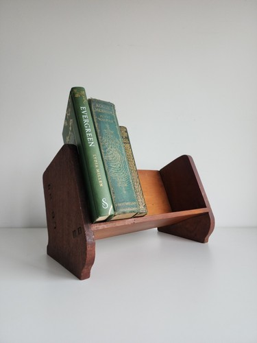 Wooden antique bookend - wooden, shelf