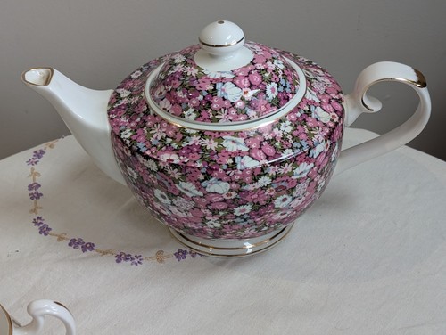 Grace teaware violets teapot - grace's,