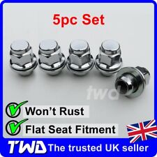 5x ALLOY WHEEL NUTS FOR LEXUS IS (M12X1.5) CHROME LUG BOLT STUD QUALITY [5A]