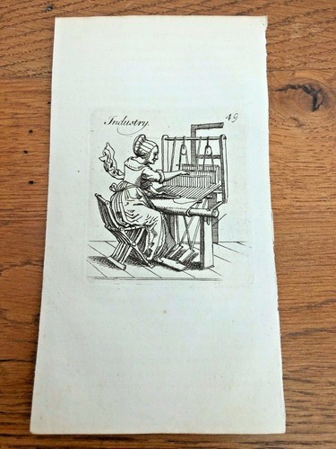 Original 1750 small woodcut - woodcut, by