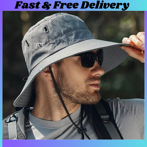Mens sun hat - wide, brim