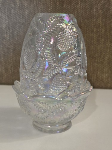 Fenton glass fairy - glass, lamp