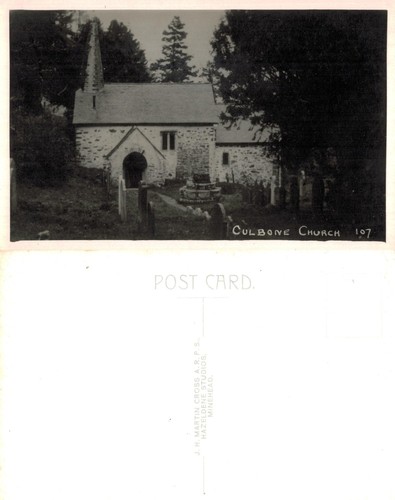 Vintage postcard culbone - vintage,