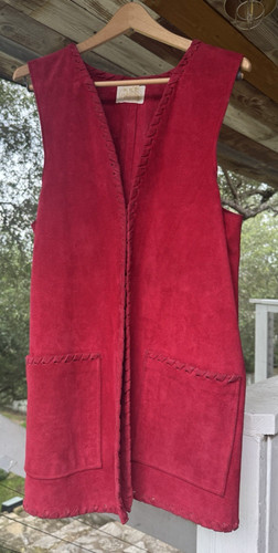 Vintage suede red - vintage,