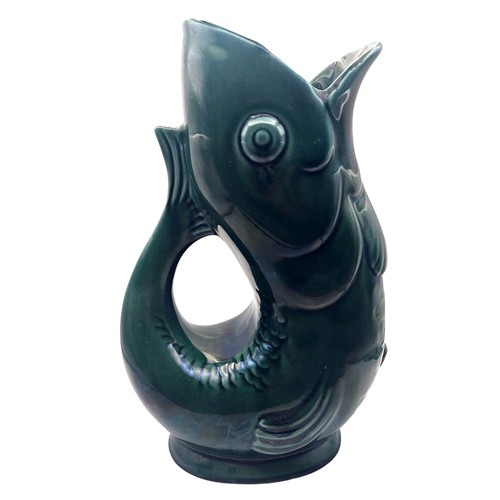 Hull pottery gurgle fish jug - fish,