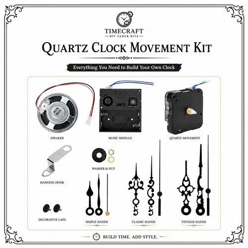 Chiming clock movement - chiming,