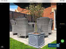 55cm Chelsea Faux Lead Square Garden Planter Trough New and Unused