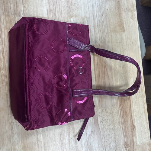 Coach signature sequin tote - signature,
