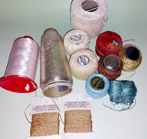 Vintage crochet cotton job lot - crochet,