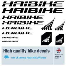 Haibike bike decals labels
