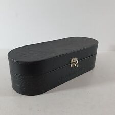 YOUNIQUE Make Up Jewellery box Display Storage Case Black Embossed Faux leather