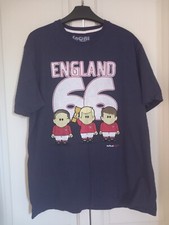 Sport Weenicons Navy England 66 T-shirt Tee Top Size L Large Regular 100% Cotton