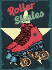 Roller Skates Vintage Retro