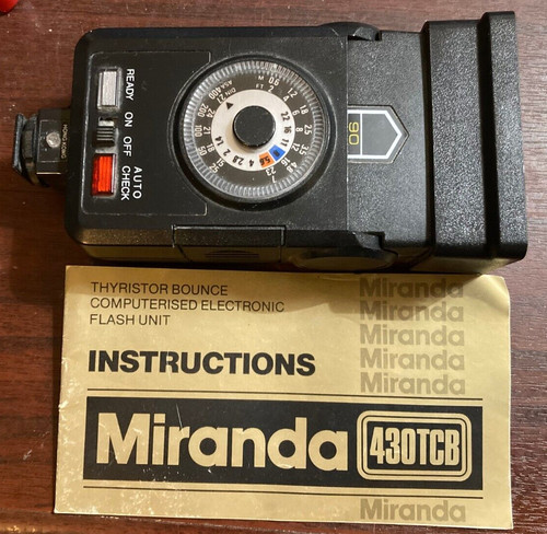 Vintage miranda auto flash gun - auto,