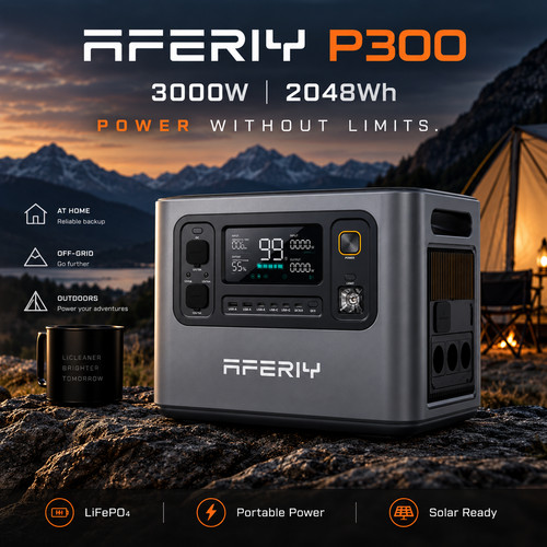 Aferiy p300 3000w 2048wh - 3000w,