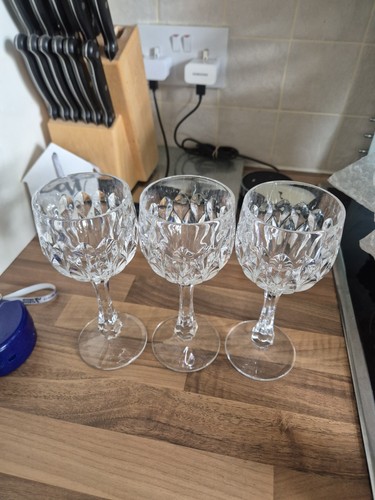 Tyrone crystal wine goblets - tyrone,