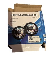 Derusting Weeding Wheel 6 with 3 Fittings Twisted Wire
