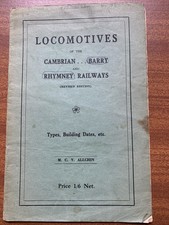 "Locomotives of the Cambrian &