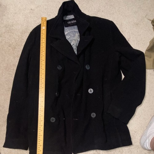 Guess men black - black, button-front