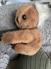 KARMA VINTAGE KOALA BEAR 7” Tall Made In Singapore Brown With Black Cloth Paws