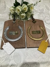 LUXURY RACEHORSE HORSESHOE ON