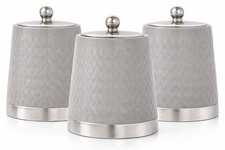 Set of 3 Tea Coffee Sugar