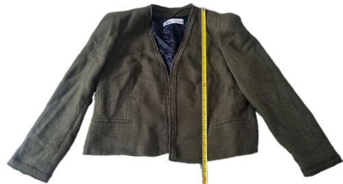 Zara womens khaki - womens, tweed