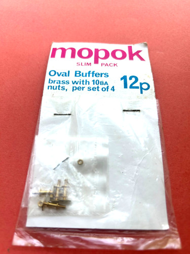 New mopok oval brass - oval, buffers