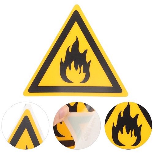 Pcs warning sign flammable - sign,