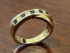 Vintage 9ct Gold Sapphire &