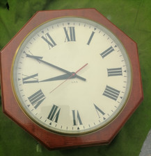 Vintage 1970 SMITHS GPO Genuine Post Office Octagonal 12"