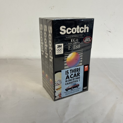 Scotch blank vhs - blank, tapes