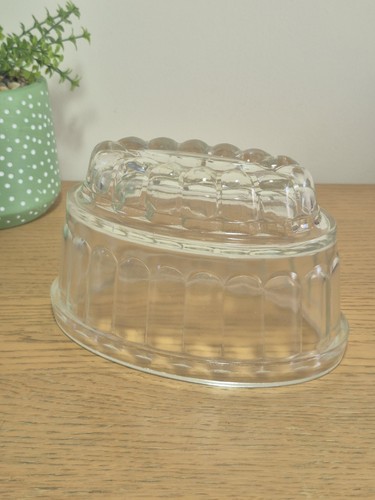 Vintage pressed glass jelly - glass,