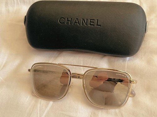 Chanel light gold mirrored - chanel,