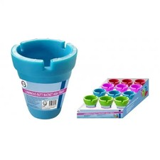 Butt Bucket Ashtray Smoking Cigarette Outdoor Bar Plastic Buds Portable Bin Pub