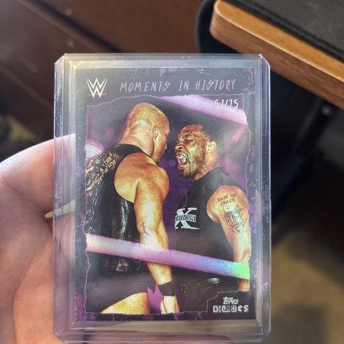 Topps wwe decades moments - topps, in