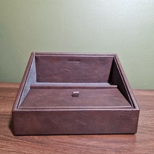 Stackers Brown Faux Leather