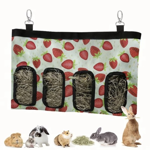 Hanging fabric hay rack bag - hay,